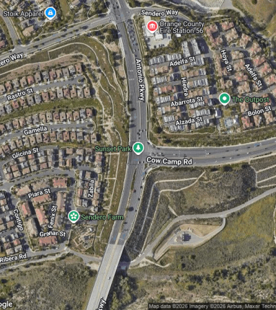 Upscale residential community in Rancho Mission Viejo showcasing luxury homes and estates