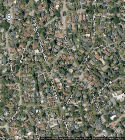 Luxury home in San Mateo Park, California featuring modern architecture and professional landscaping