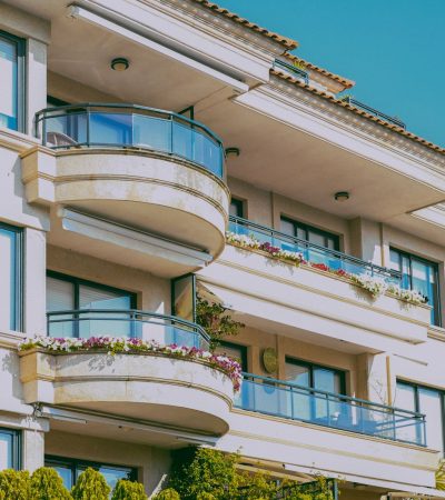 Luxury condominium building in Santa Clarita showcasing modern architecture and upscale amenities