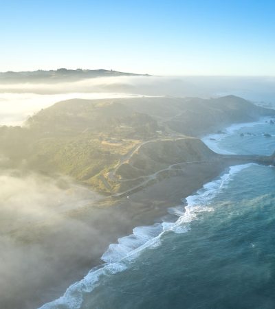 Luxury coastal home in Shell Beach, Pismo Beach blufftop district with ocean views