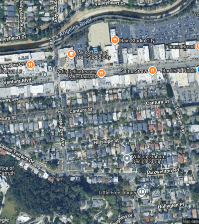 Luxury real estate property in Silver Triangle, Studio City, Los Angeles