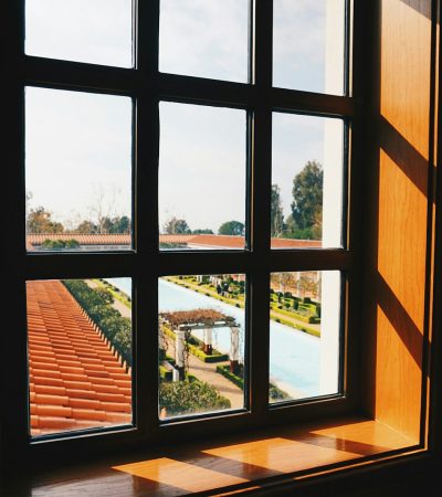 luxury homes for sale in pacific palisades ca a view of a pool through a window