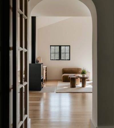 West Hills Luxury Homes for Sale A hallway leading to a living room and dining room