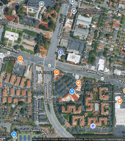 Luxury homes for sale in Sunnyvale, California featuring modern residential architecture