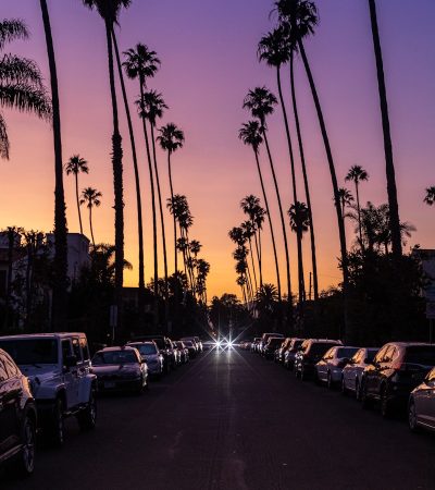 Pico District cars parked near road