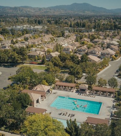 Luxury homes for sale in The Colonies, Upland with modern architecture and manicured landscaping