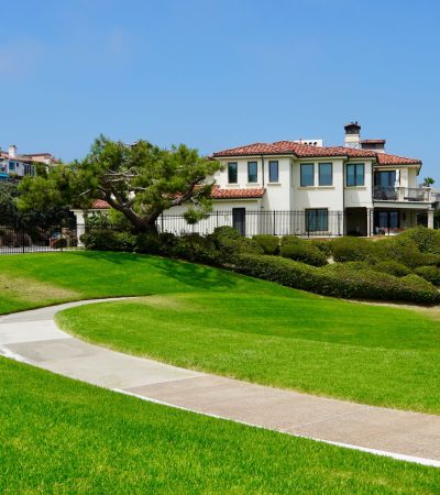 Beautiful luxury home in The Meadows, Chino with manicured landscaping and modern architecture
