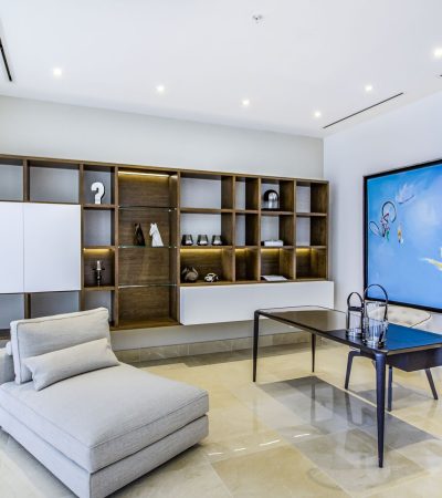 Luxury modern home in Thunderbird Heights, Rancho Mirage with desert landscape views
