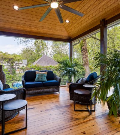 Elegant veranda home with outdoor living space in Los Angeles luxury real estate market