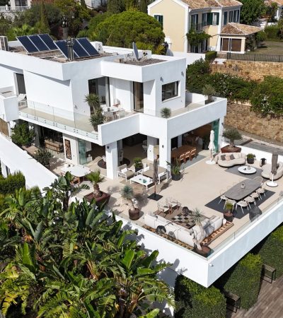 Luxury villa exterior in Marina del Rey, Los Angeles showcasing upscale residential architecture