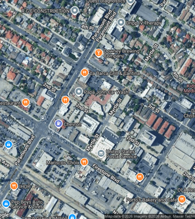 Upscale residential community street in Village Walk, Los Angeles luxury real estate