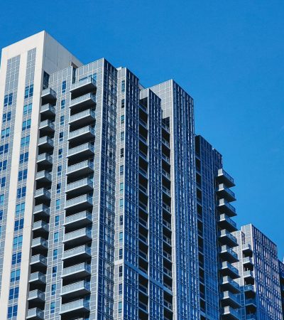 Modern luxury condominium building in West Hills, Los Angeles