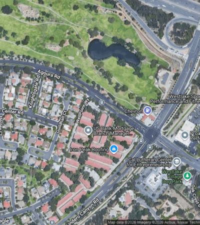 Luxury condominium building in Westlake Village, California showcasing modern architecture and upscale amenities
