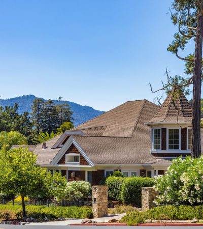 Luxury home in Westridge at Sycamore Hills, Upland with modern architecture and manicured landscaping