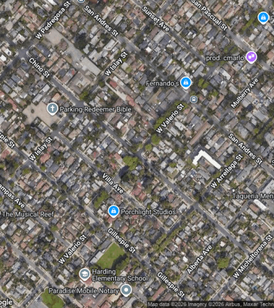 Elegant home in Westside Santa Barbara residential neighborhood showcasing luxury real estate