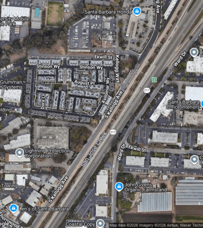 Luxury residential community in Goleta featuring modern homes and professional real estate services