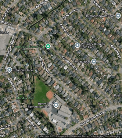 Elegant luxury residential properties in Woodside Plaza, Redwood City, California real estate market